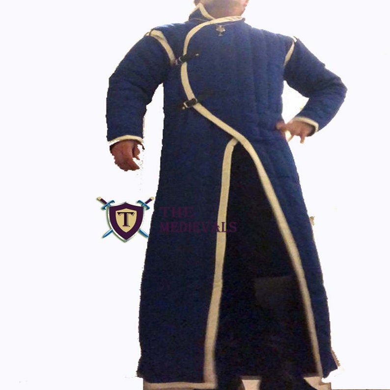 Medieval Gambeson under armor costumes Jacket sca dress cotton coat knight armor