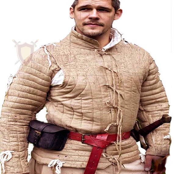 Specialty Fashion Medieval Gambeson Armor Thick Padded Larp Coat Aketon