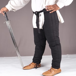 Gambeson Pants, Chausses, Hauberk, Fairy Renaissance Medieval Pants, 16th Century Historical Pants, Padded Armor