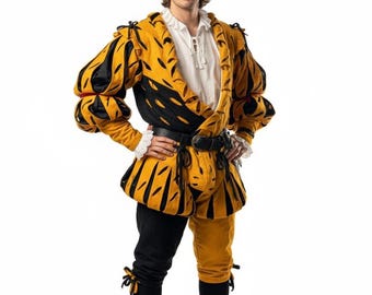 German Landsknecht Costume,Medievals Doublet Shirt, Hosen, Chemise, Stumpfe,  Historical Clothing, Customizable Size
