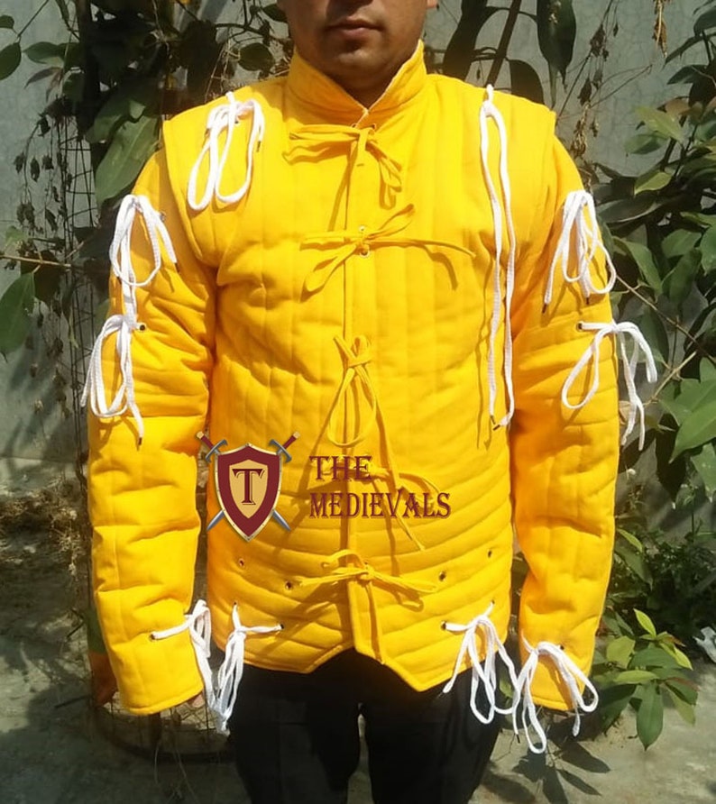 Medieval costumes Gambeson sca larp for knight armor armor Aketon Jacket