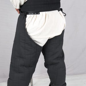 Medieval Waist Belt for Knight Costume, Leather Gambeson C-Belts, Cosplay Armor Accessory, image 5