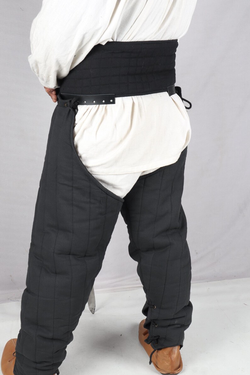 Medieval Waist Belt for Knight Costume, Leather Gambeson C-Belts, Cosplay Armor Accessory, image 5