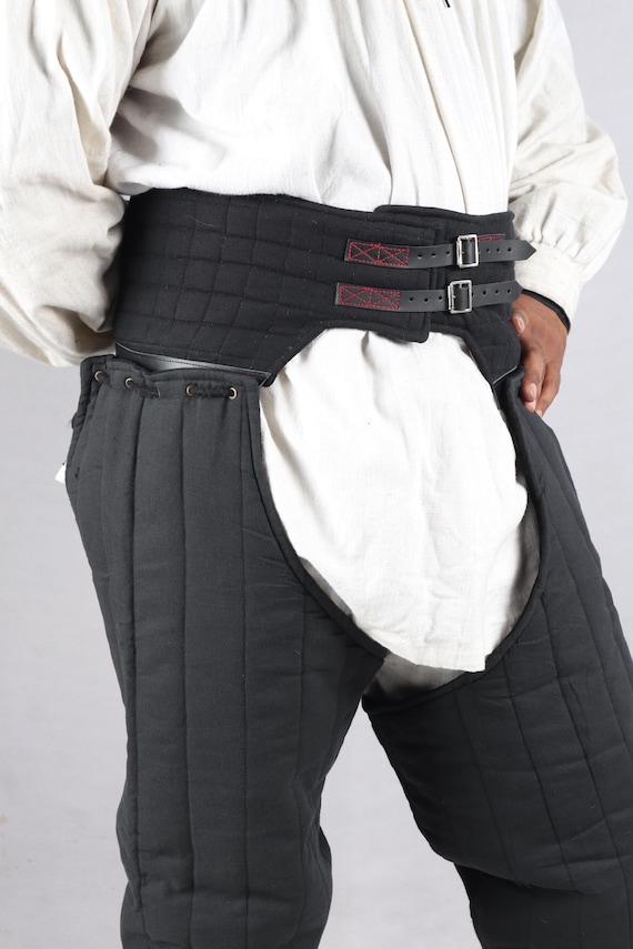Medieval Waist Belt for Knight Costume, Leather Gambeson C-Belts, Cosplay Armor Accessory,
