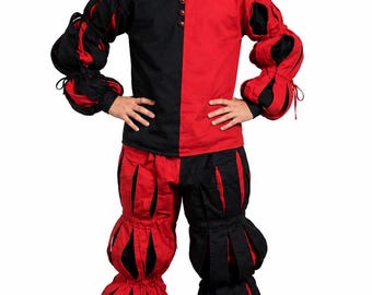 Cotton Landsknecht Doublet Set: Renaissance Pirate Costume