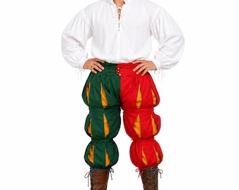 Renaissance-Leggings, Landsknechthose, Ren Faire Outfit, Customized German Landsknecht Pants