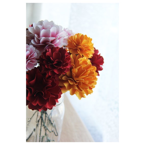 Handmade Paper Carnations