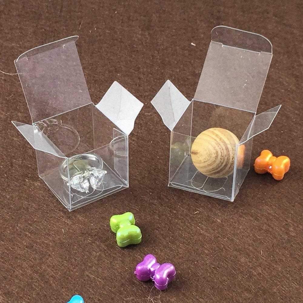 333cm Clear Pvc Box Plastic Package Gift Box Candy Etsy