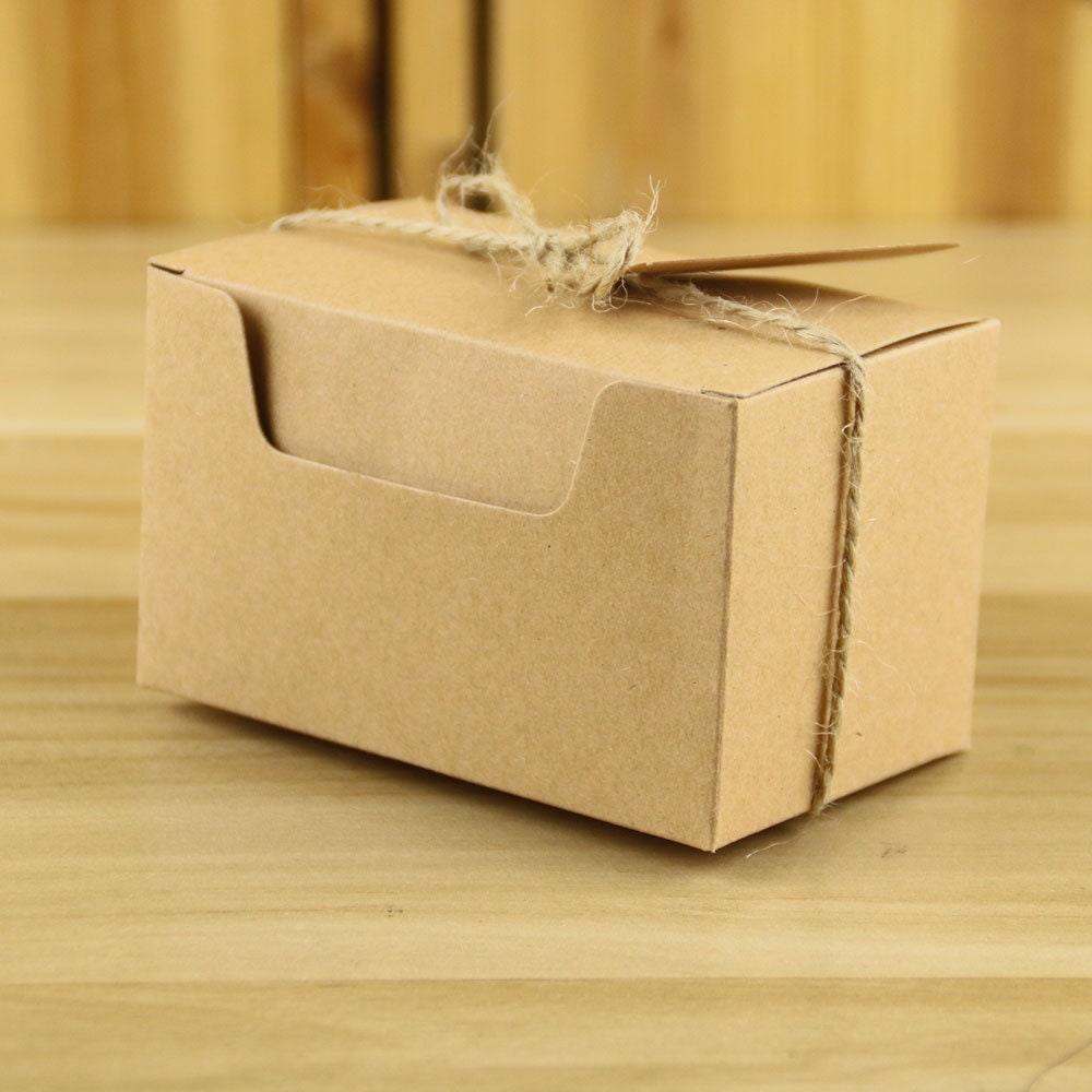 50PCS Kraft Paper Box Carton Gift Packaging Box for Candy Etsy