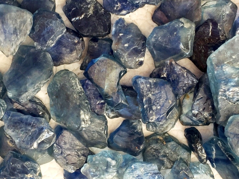Natural Thai Blue sapphire Rough Blue Gemstone Rough loose rough