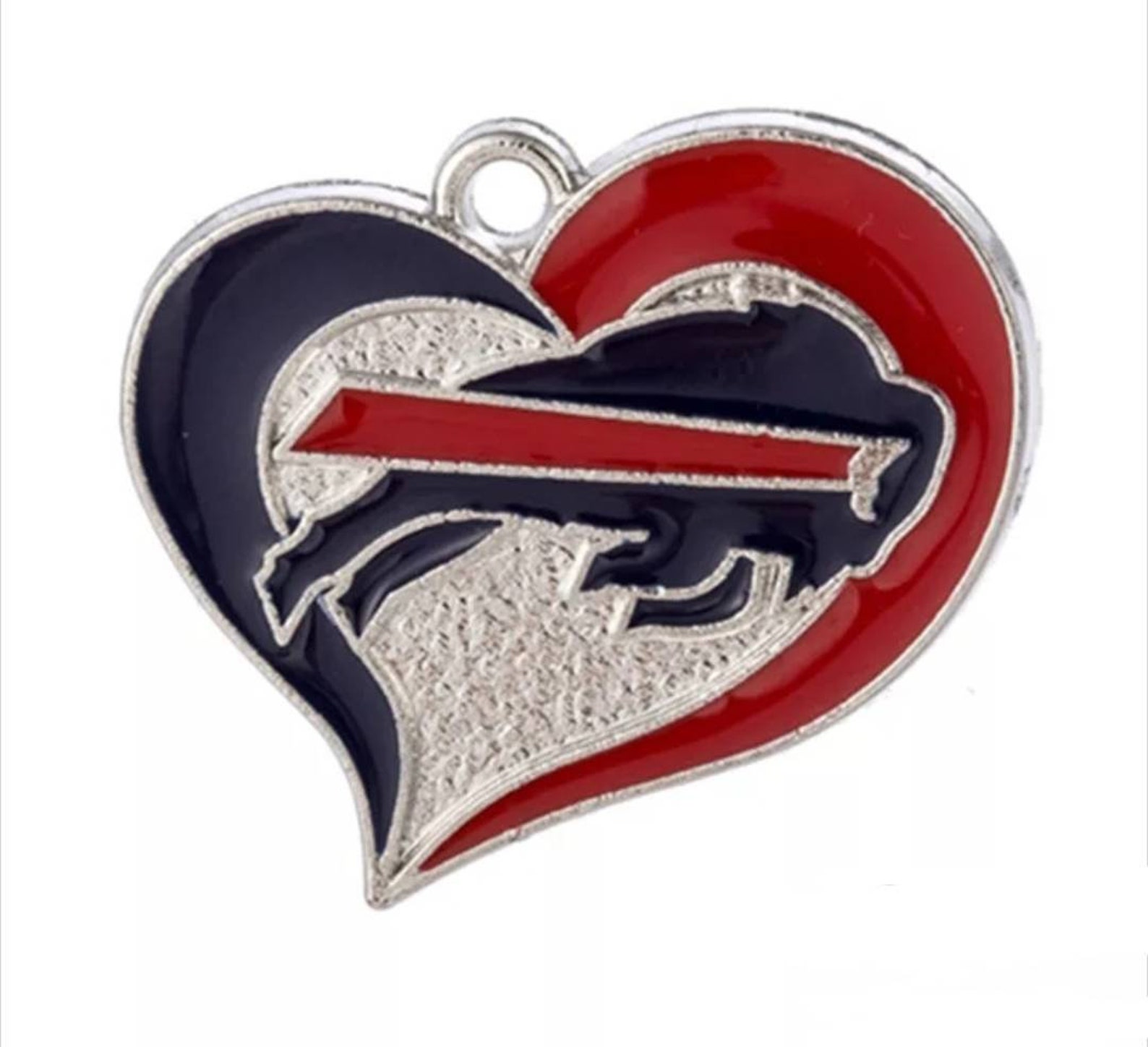 Buffalo Bills NFL Football Charms. Sports Team Charms. Heart Etsy