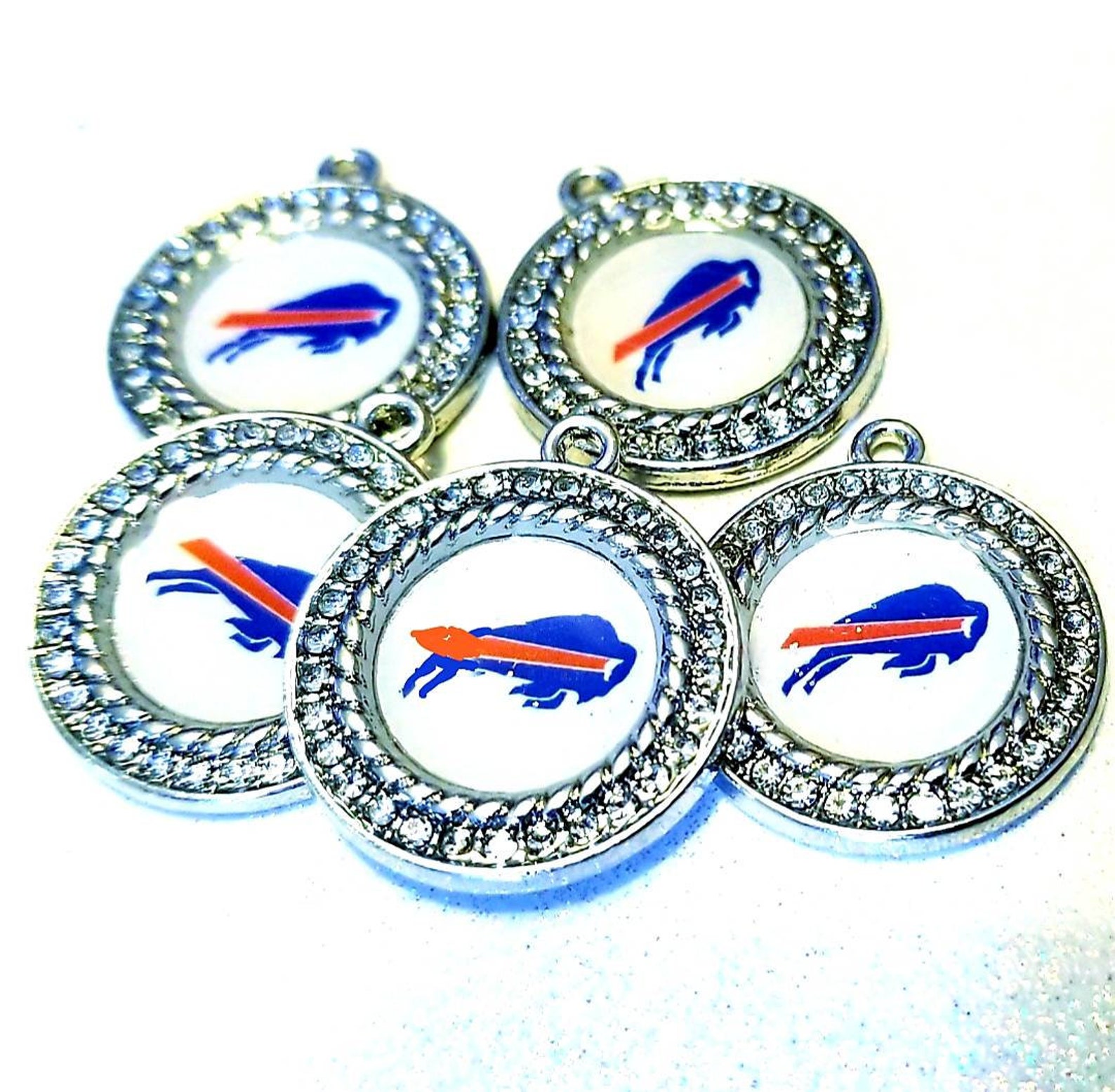 Buffalo Bills NFL Football Charms. Sports Team Charms. Comes Etsy