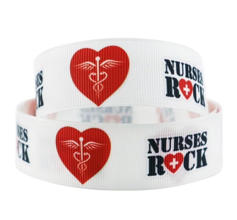 1 Nurses Ribbon. Nurses Rock Appreciation Ribbon. Nurses Etsy