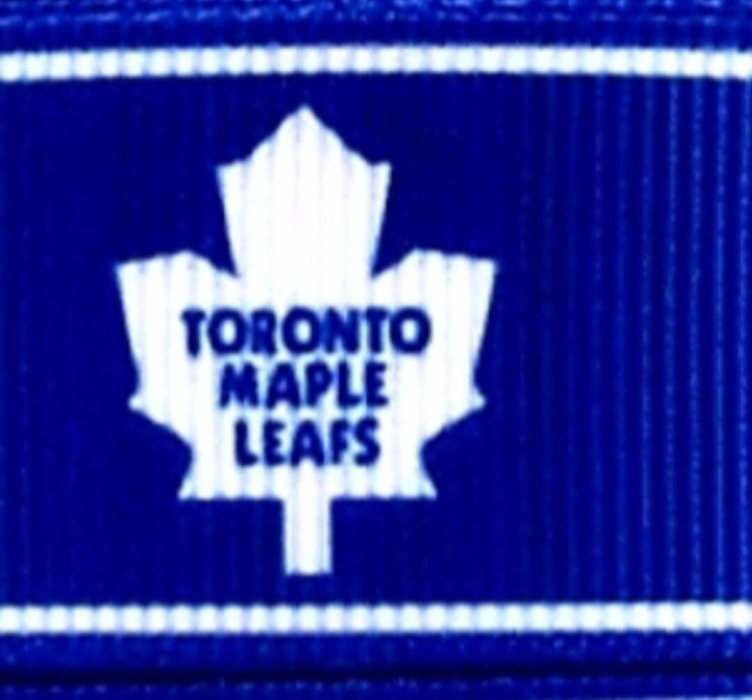 Toronto Maple Leafs Hockey Ribbon. 7/8 NHL Professional Etsy