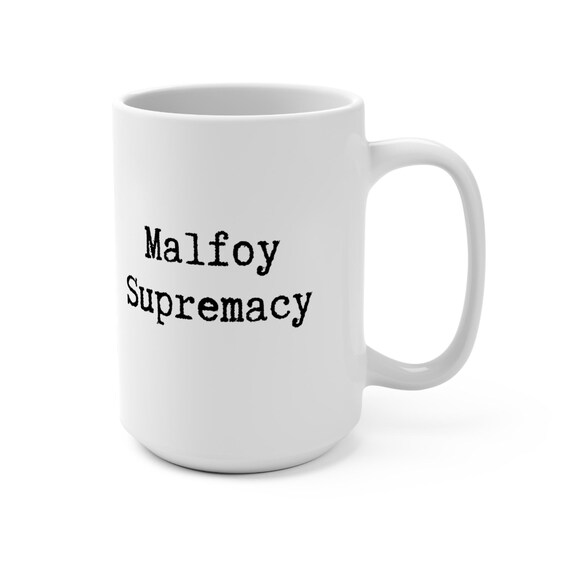 Malfoy Supremacy Mug | Draco Malfoy Fan Gift | Slytherin Prince Mug | Harry Potter Character Mug | Malfoy Stan