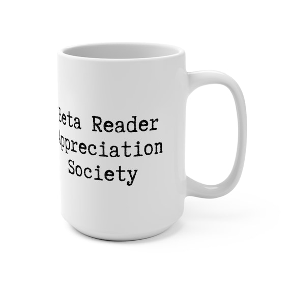Beta Reader Appreciation Society Mug | Fanfiction Editor Gift