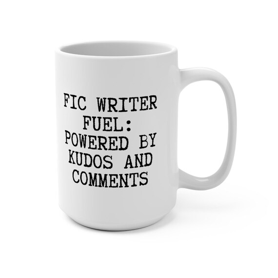 Fic Writer Fuel Mug | AO3 Author Gift