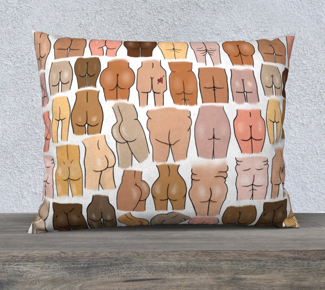 Tomppy The Buttress Pillow, Soft Butt and Thigh Shape Throw Pillows for All  Kinds of Sleepers, Squeezers, Slappers, Face-buriers, Funny Sleeping