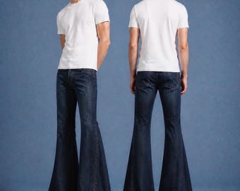 Vintage Tornado Mart Flare Jeans Size 33 Tornado Mart Button Fly