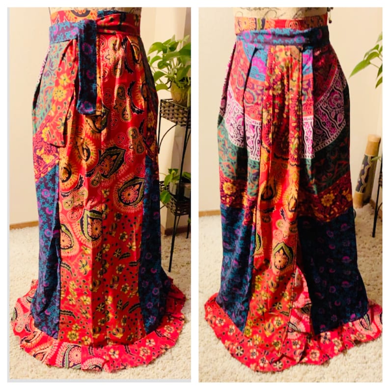 Bohemian Goddess Wraparound Skirt