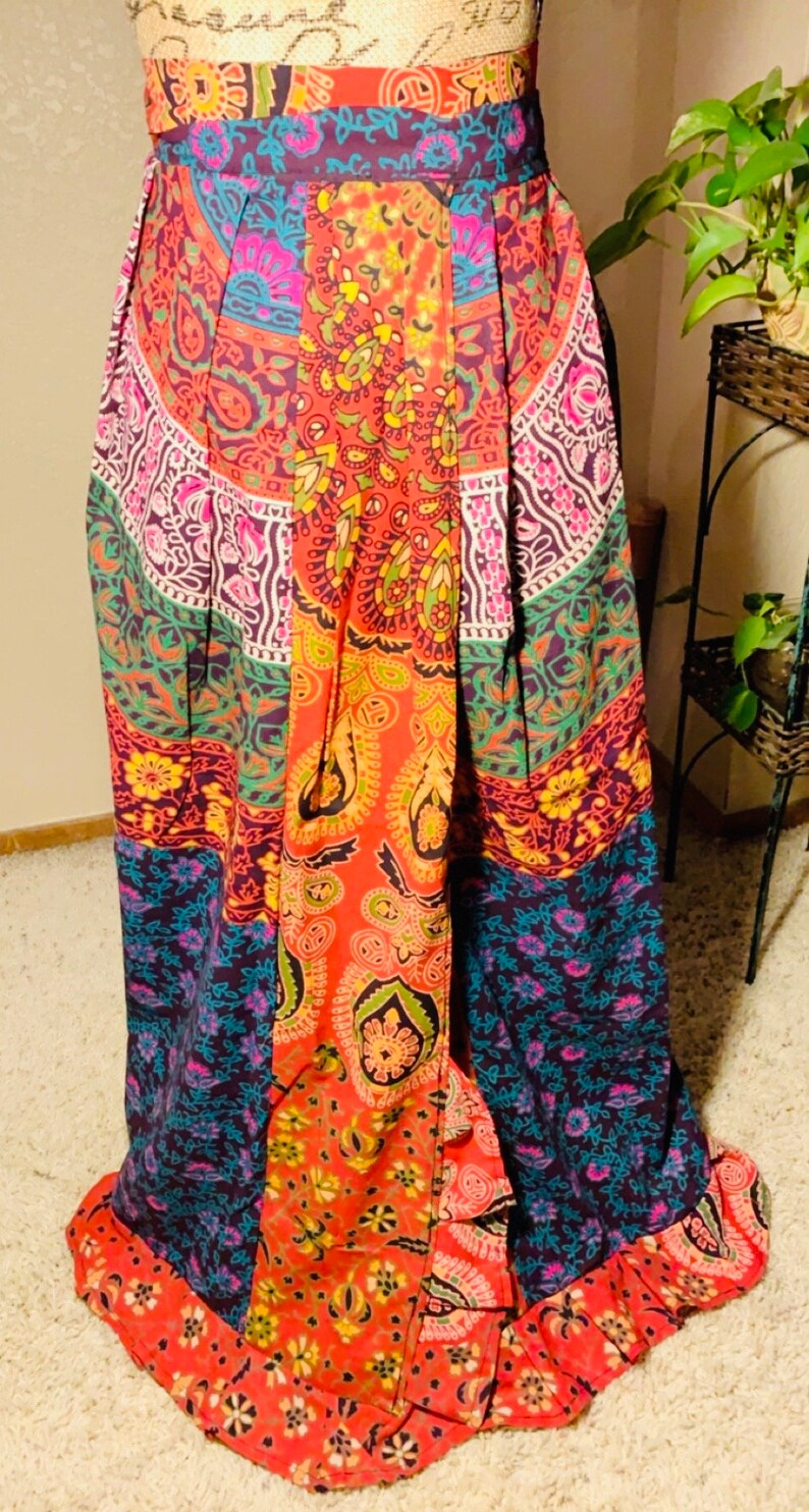 Bohemian Goddess Wraparound Skirt