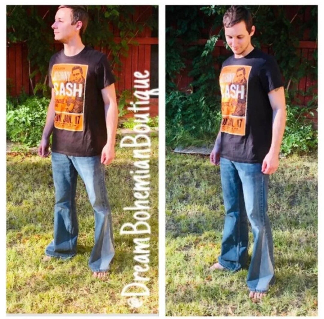 Bell bottom blue outlet jeans for sale