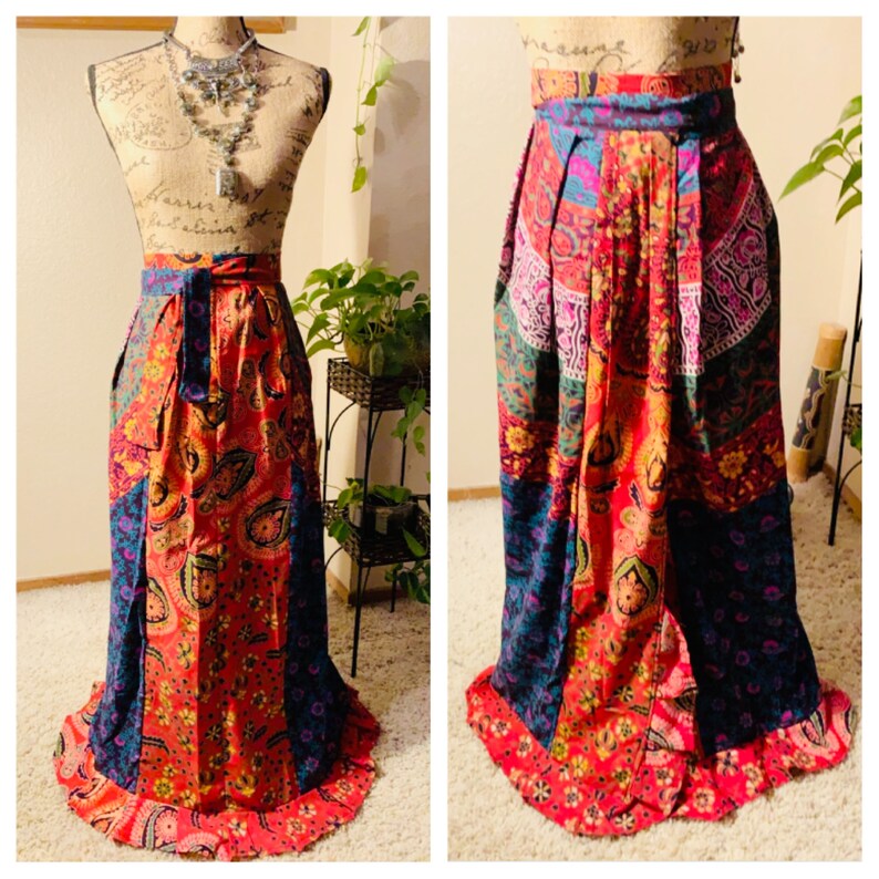 Bohemian Goddess Wraparound Skirt