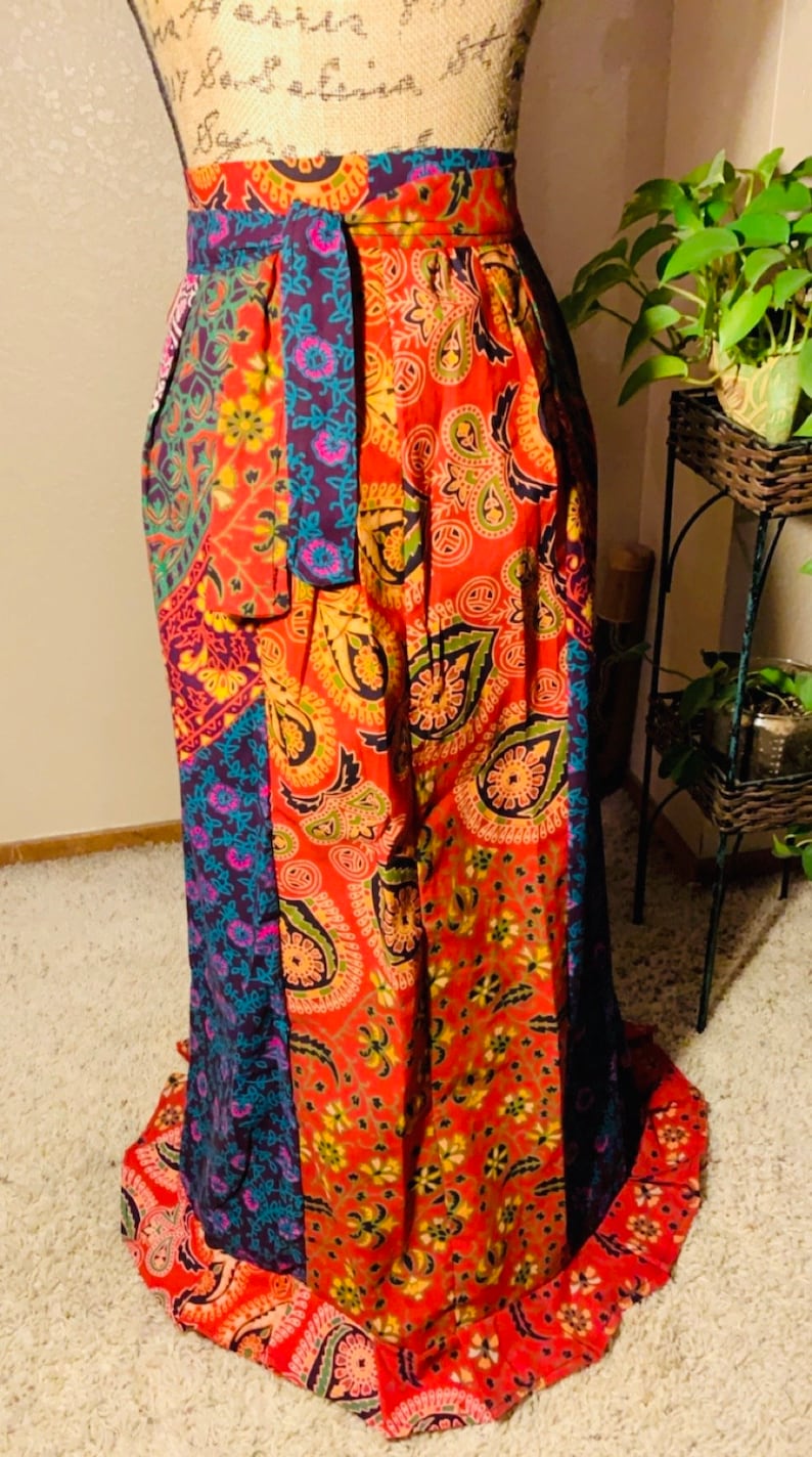 Bohemian Goddess Wraparound Skirt