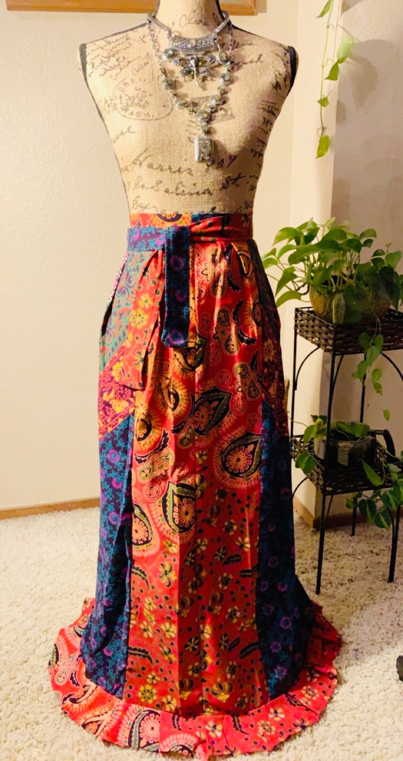 Bohemian Goddess Wraparound Skirt