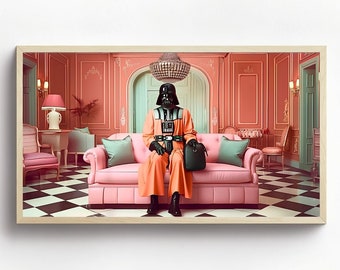 Darth Vader in Fancy Room: Samsung Frame TV Art (Digital Download)