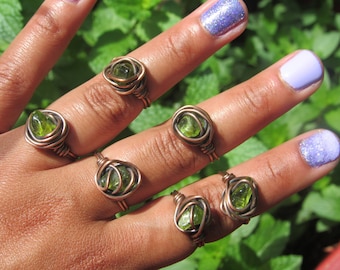 LUCKY PERIDOT Rings