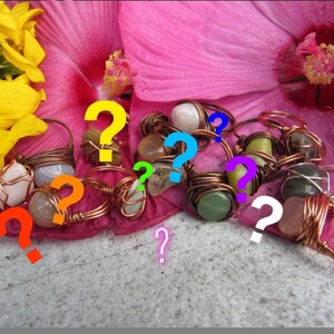 SURPRISE Crystal Ring INTUITIVELY chosen Mystery Crystal DIVINELY picked