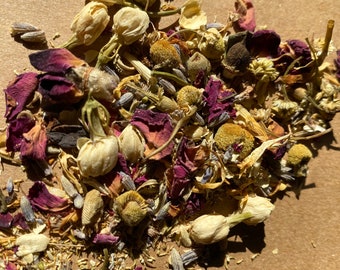 Beautifying Herbal Bath Tea: Rose, Lavender, Jasmine