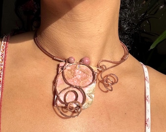 Rhodonite Choker Necklace