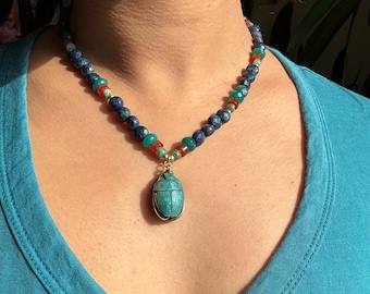 Egyptian Scarab Necklace