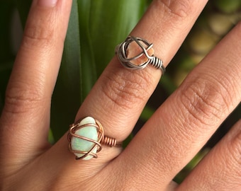 Flashy Opal Rings
