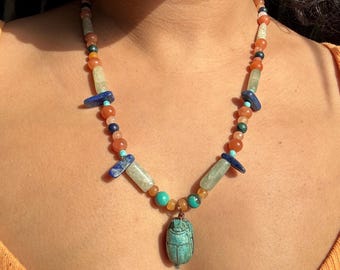 Egyptian Scarab Necklace