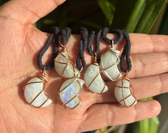 Moonstone Necklace Moon necklace