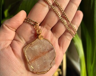 Fire Quartz Necklace