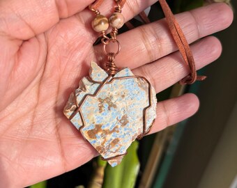 Crystal Necklace Jasper Necklace