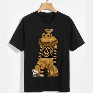 Tribal T-shirt, African Print, baggy T-shirt, black T-shirt, soft cotton T-shirt, graphic design, digital print, art print, printed T-shirt