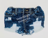 Baby Toddler Kids Distressed Jean Shorts