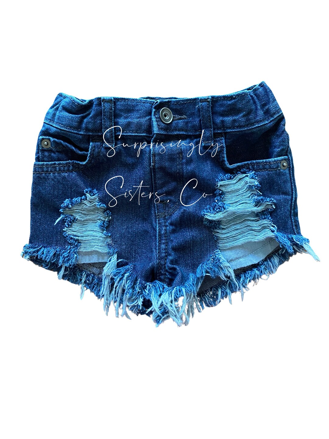 The Nova Shorties // Baby // Toddler // Kids // Distressed // Jean