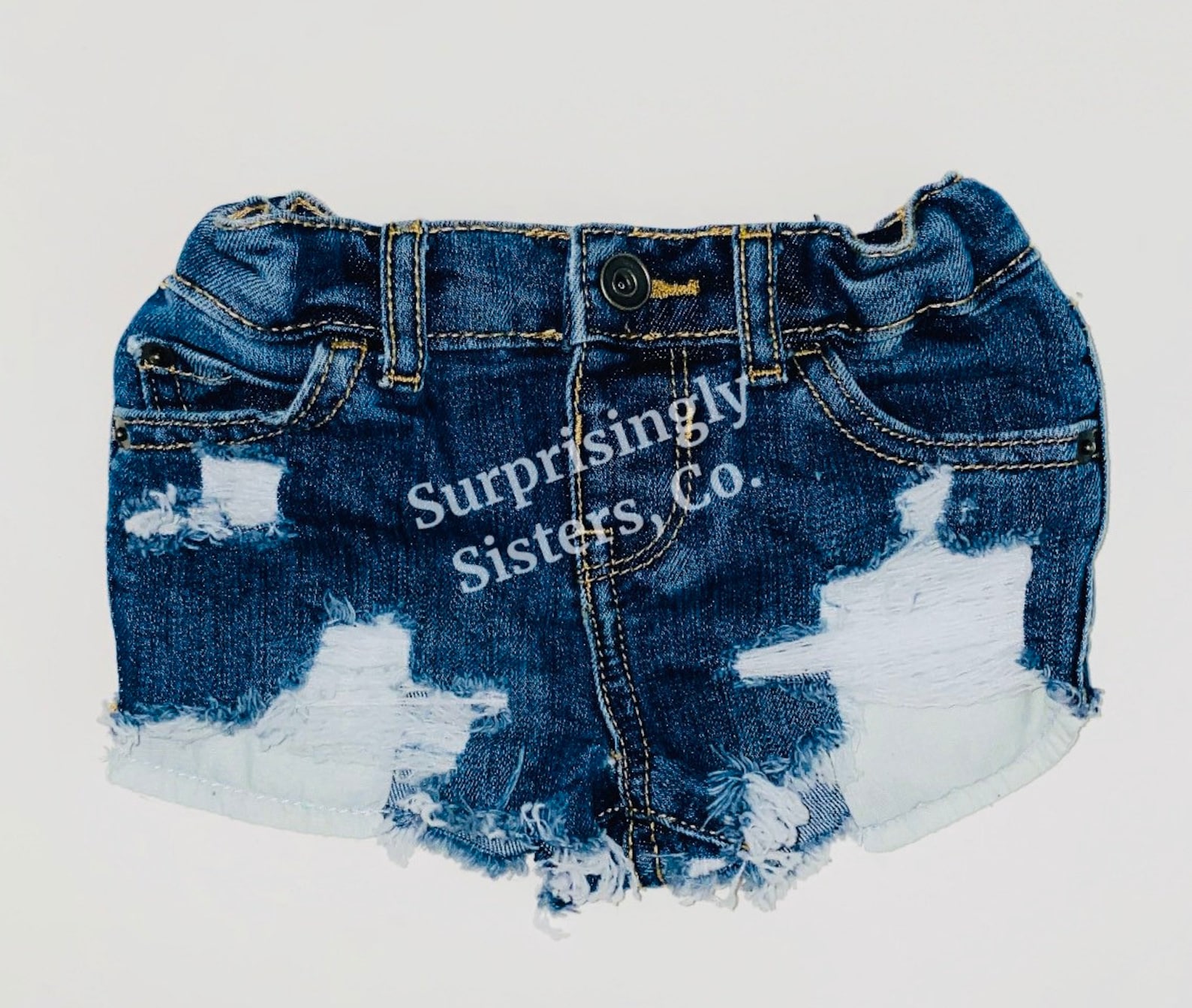 Baby // Toddler // Kids // Distressed // Jean Shorts Etsy