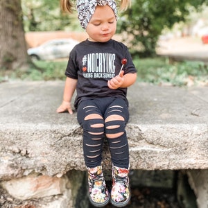 Distressed // Leggings // Infant // Toddler // Girls - Etsy