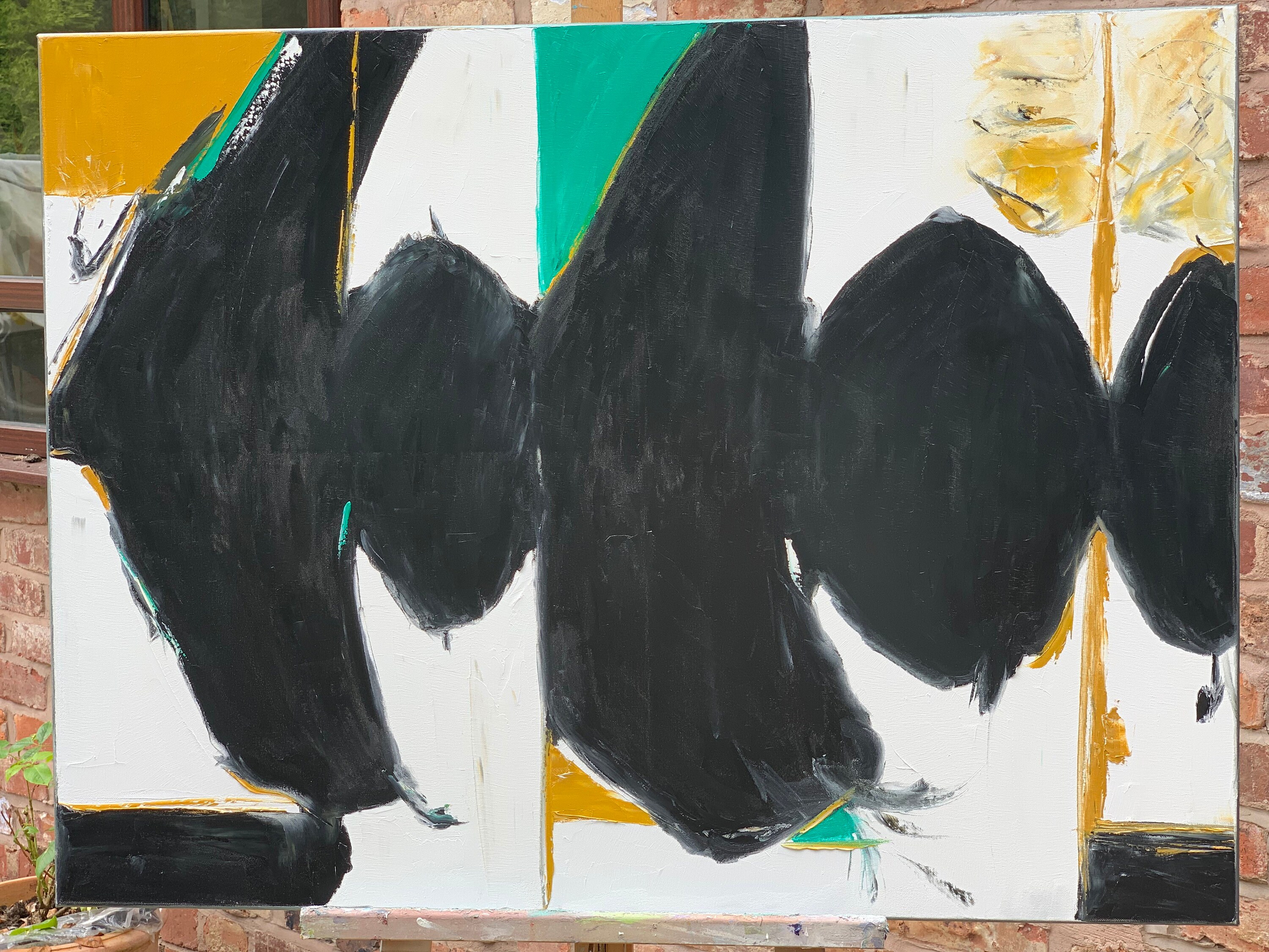 Robert Motherwell Oil Painting on Stretched Canvas Etsy UK