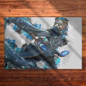 Jaina Proudmoore (Second Style) - World of Warcraft Graffiti Art Canvas Print