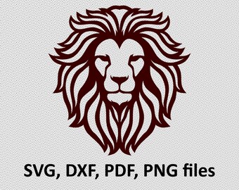Download Lion Silhouette Etsy