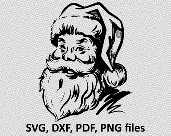 Download Father Christmas Svg Etsy