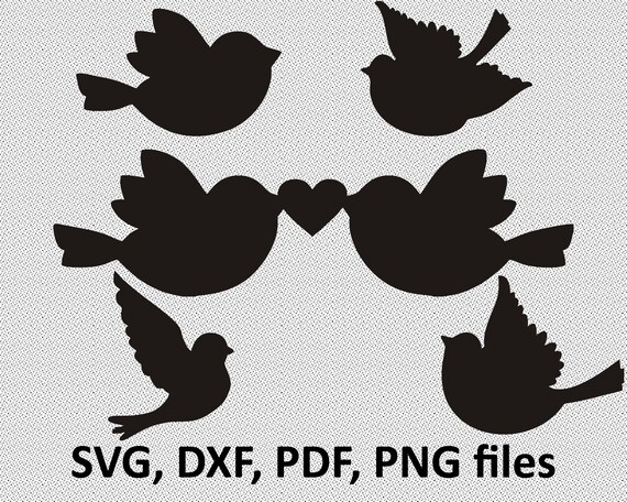 Free Free Love Birds Silhouette Svg